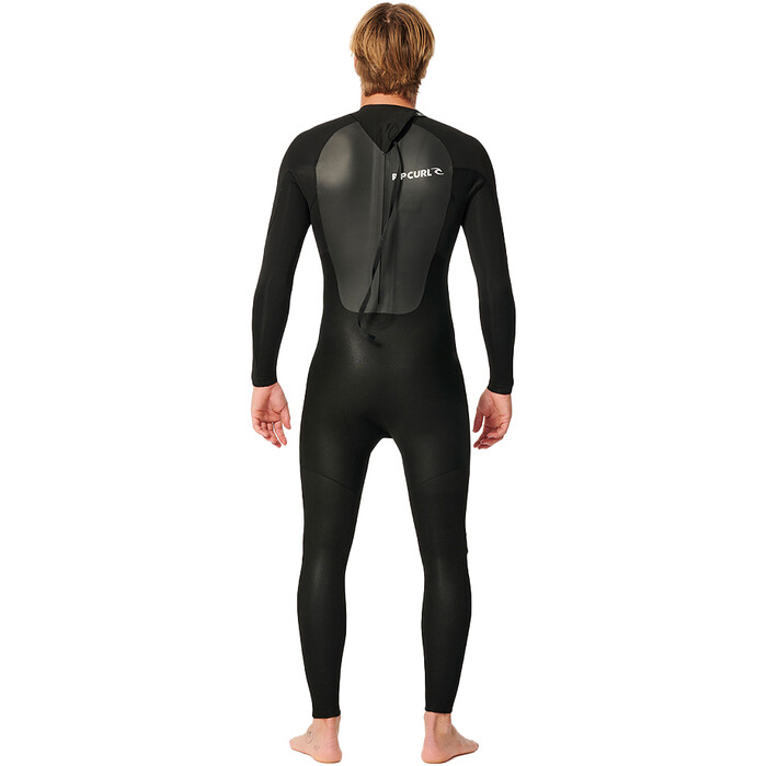 2024 Rip Curl Mens Omega 4/3mm Back Zip Wetsuit 15HMFS - Black